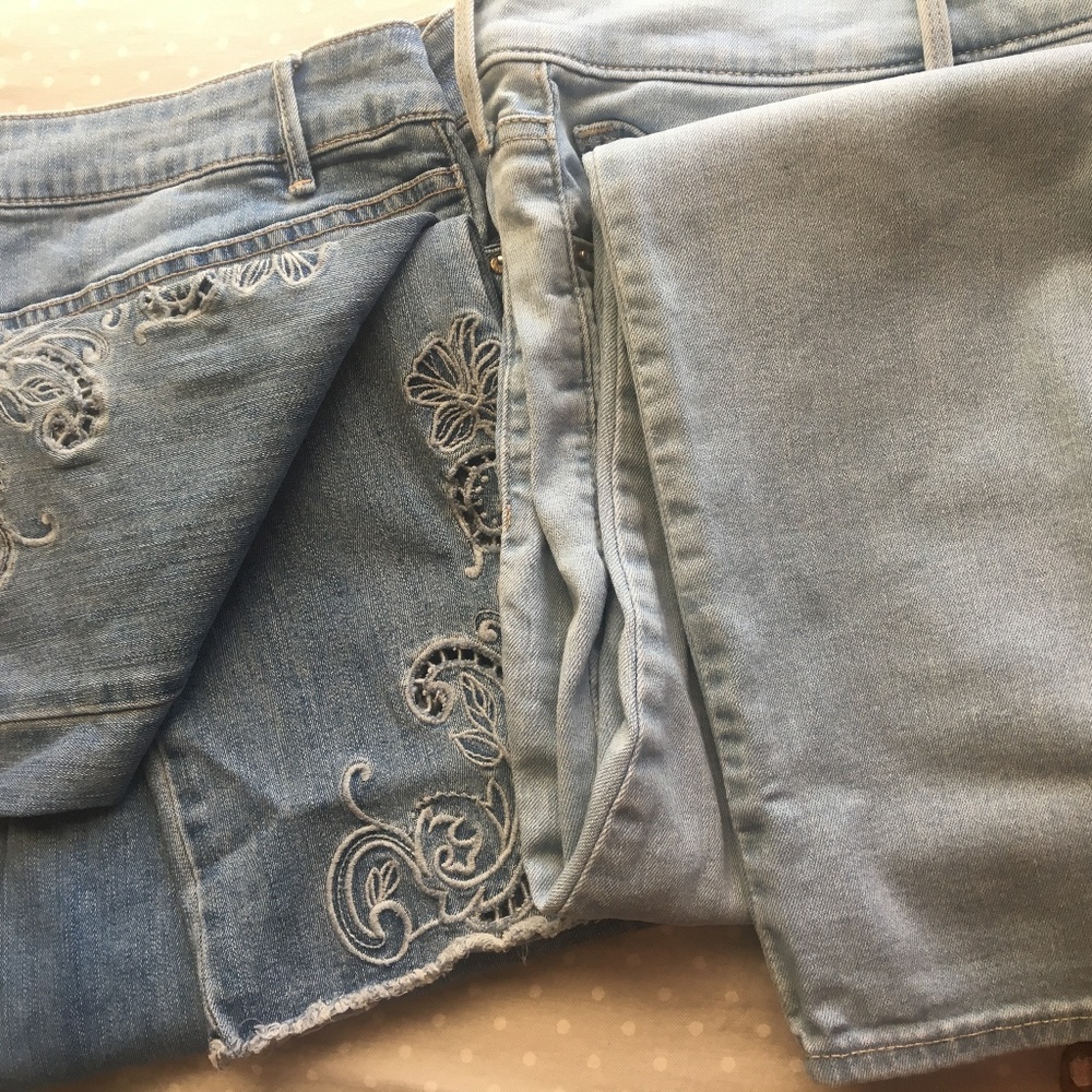 pants light blue jeans